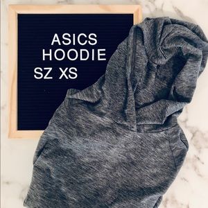 Heathered Asics Hoodie 🖤